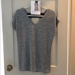 Stella & Dot gray renegade top size small